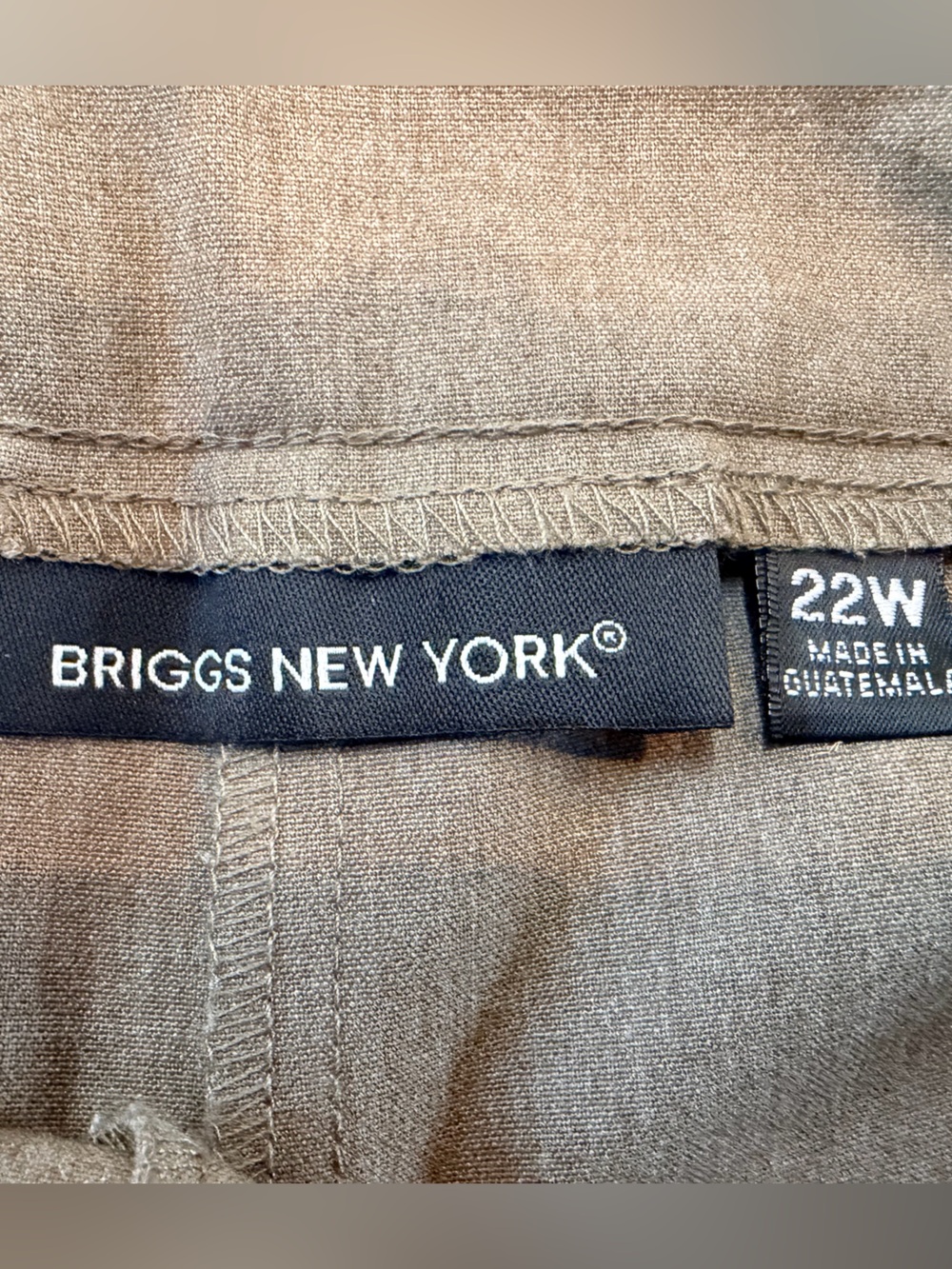 Briggs New York Tan Straight-Leg Dress Trousers - Picture 4 of 10